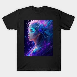 Mermaid Underwater Portrait T-Shirt